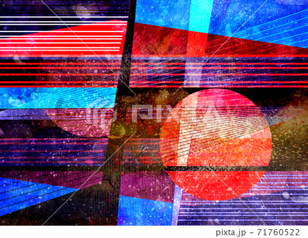 Abstract retro raster color background with...のイラスト素材 [71760522] - PIXTA