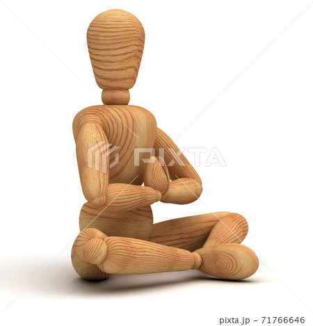 Relaxing with meditation 71766646