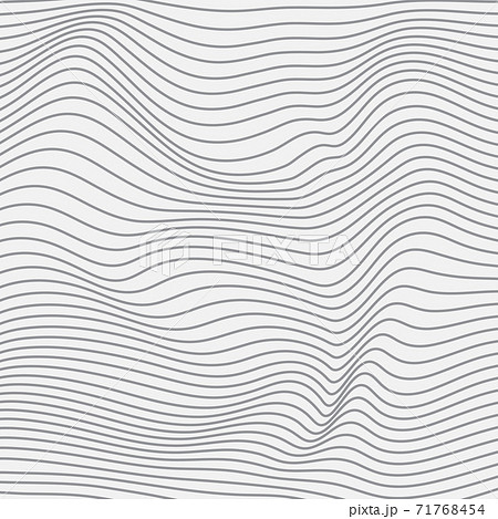 Wavy monochrome linear texture. Wavy monochrome linear texture. 71768454