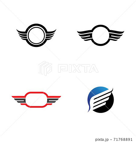 Wing illustration logo and symbol vector Wing illustration logo and symbol vector 71768891