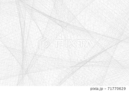 Abstract horizontal background of many intersecting black lines. A chaotic background. You can use it for your website, cover art, books, and notebooks. Stock vector illustration 71770629