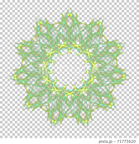 Beautiful hendecagon (transparent PNG background) 20201123_016 71775620