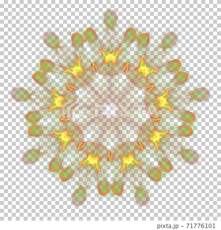 美しい九角形(背景透過PNG)　20201123_014 71776101