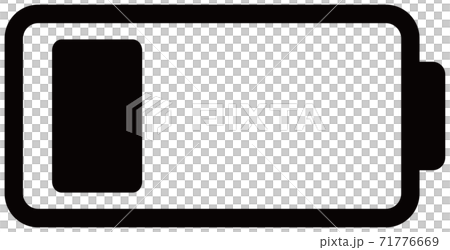 スマートフォン ウェブサイトアイコン用のベクターイラスト バッテリーアイコンのイラスト素材
