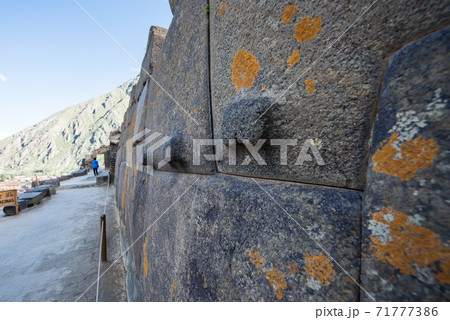 Ancient Inca Ruins Of Ollantaytambo In Peru  71777386
