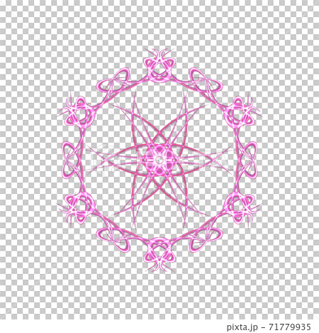 美しい六角形(背景透過PNG)　20201123_006 71779935