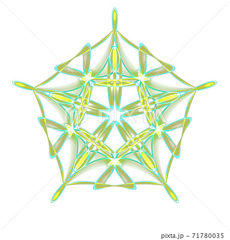 美しい五角形(背景透過PNG) 20201123_007 美しい五角形(背景透過PNG) 20201123_007 71780035
