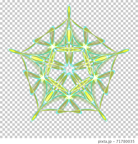 美しい五角形(背景透過PNG) 20201123_007 美しい五角形(背景透過PNG) 20201123_007 71780035