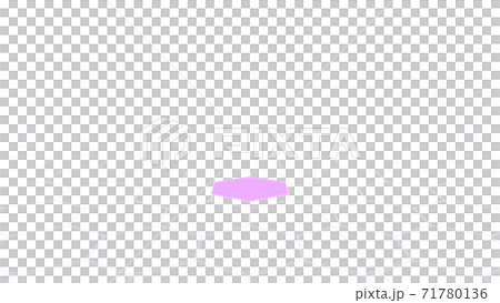 CGヘクサゴン　並んだ複数の六角形の背景素材 71780136