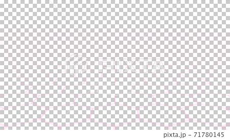 CGヘクサゴン　並んだ複数の六角形の背景素材 71780145
