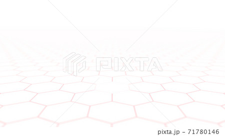 CGヘクサゴン 並んだ複数の六角形の背景素材 CGヘクサゴン 並んだ複数の六角形の背景素材 71780146