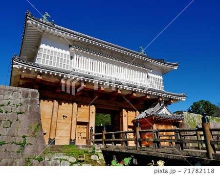 鹿児島城御楼門(右斜め) 71782118