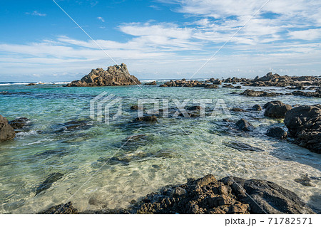 奄美大島のあやまる岬観光公園の海 71782571