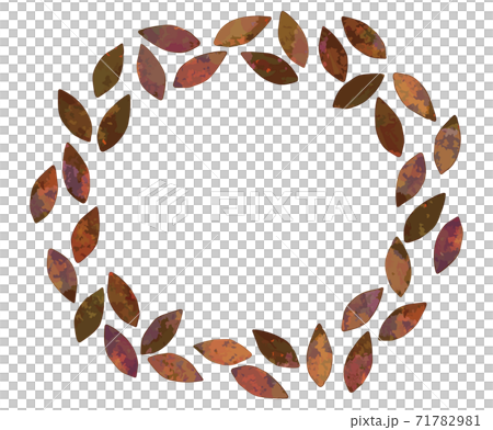 Watercolor fallen leaf frame dead leaves Watercolor fallen leaf frame dead leaves 71782981