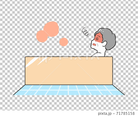 可以洗個澡的側身老婦 可以洗個澡的側身老婦 71785158