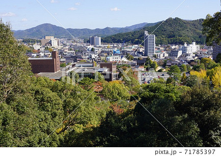 山口県 山口市 亀山公園から見た山口市大殿地区 71785397