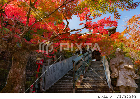 世界遺産宮島、大聖院の紅葉 世界遺産宮島、大聖院の紅葉 71785568
