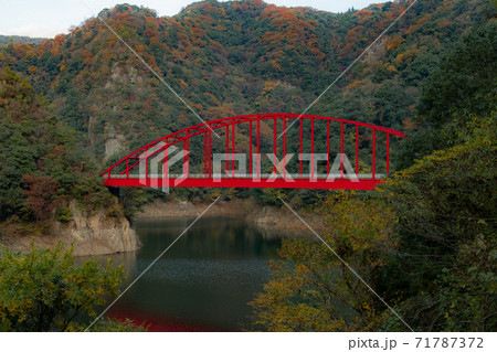 山口県長門峡の紅葉 山口県長門峡の紅葉 71787372