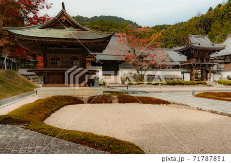 山口市常栄寺、雪舟庭の紅葉 71787851