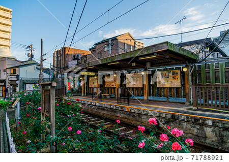 都電荒川線(東京さくらトラム)の終点である三ノ輪橋 都電荒川線(東京さくらトラム)の終点である三ノ輪橋 71788921