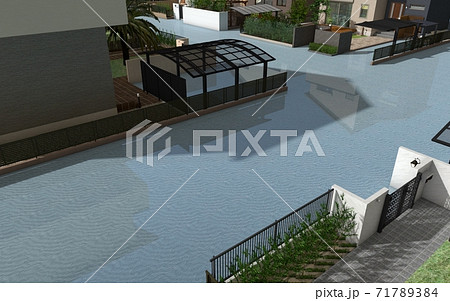 水害イメージ 71789384