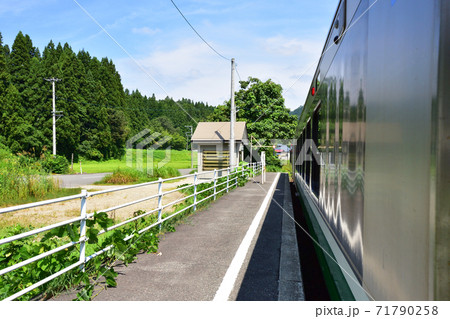 会津川口駅から会津駅までの只見線車窓からの風景 会津川口駅から会津駅までの只見線車窓からの風景 71790258