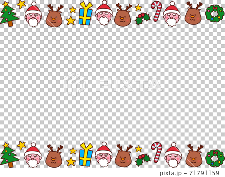 聖誕聖誕老人馴鹿框架 71791159
