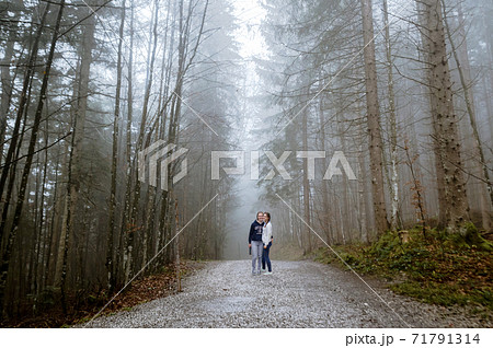 Two women in the forest 71791314