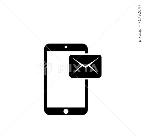 Email Notification on Smartphone Screen. Flat Vector Icon illustration. Simple black symbol on white background. Email Notification on Smartphone sign design template for web and mobile UI element. Email Notification on Smartphone Screen. Flat Vector Icon illustration. Simple black symbol on white background. Email Notification on Smartphone sign design template for web and mobile UI element. 71792647