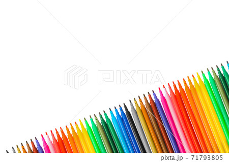 Multicolored markers or felt-tip pens 71793805
