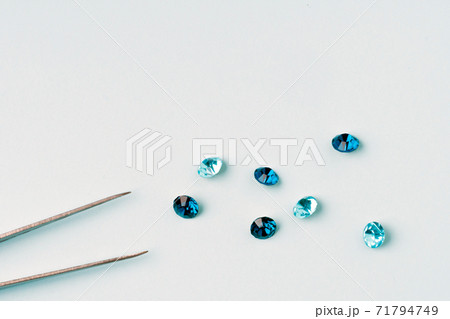 Natural gemstone, Jewel or gems on background 71794749