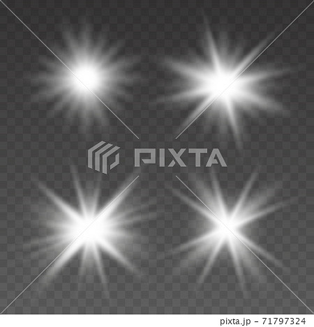 Vector glow set Vector glow set 71797324