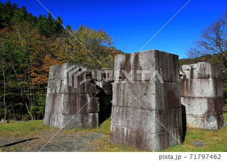 世界遺産　秋の橋野高炉跡 71797462