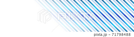 Blue and white stripes abstract geometric banner design 71798488