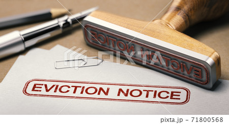 Landlord tenant law. Eviction notice. 71800568