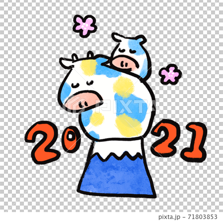 富士山和一頭牛 富士山和一頭牛 71803853