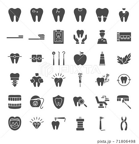 Dental Solid Web Icons Dental Solid Web Icons 71806498