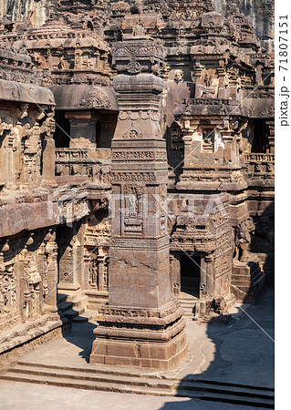 Kailasa, Kailash Temple Pillar, Ellora Caves Kailasa, Kailash Temple Pillar, Ellora Caves 71807151