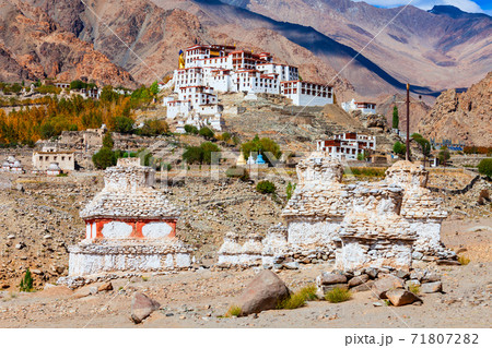 Likir Monastery near Leh in Ladakh 71807282