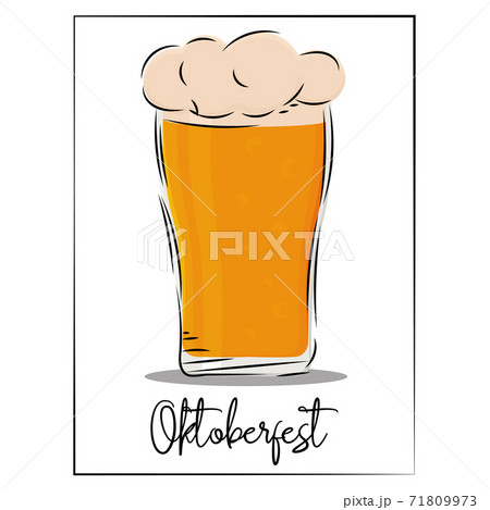Picture beer glass 71809973