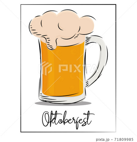 Picture beer glass 71809985
