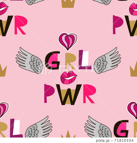 Girl power pattern 12 71810334