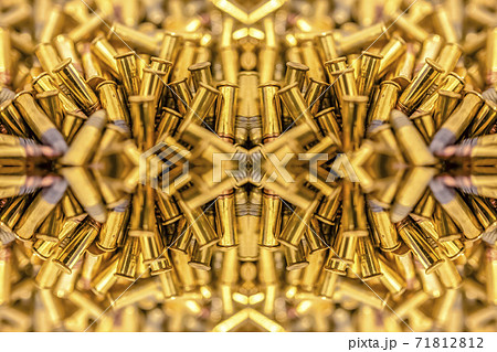 Pile of bullets on two separate axises 71812812