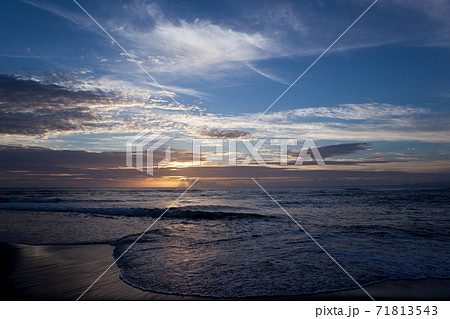 吹上浜の日没 吹上浜の日没 71813543