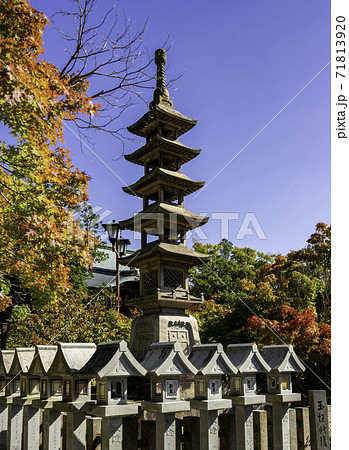 朝護孫子寺　石塔　奈良県生駒郡平群町 71813920