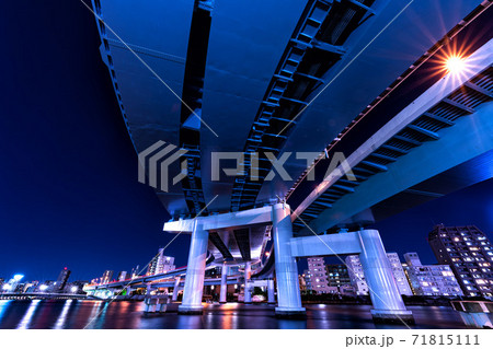 両国ジャンクションの夜景 71815111