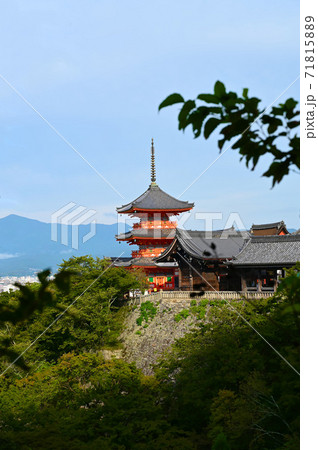 清水寺　三重塔　眺め 71815889
