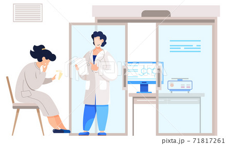 Patient and doctor. Physician medical consulting. Diagnosis patient and care, treatment healthcare 71817261