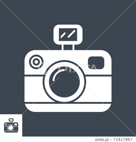 Photo Presentation Vector Glyph Icon Photo Presentation Vector Glyph Icon 71817867