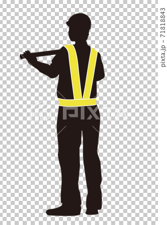 Guard Silhouette Stock Illustration